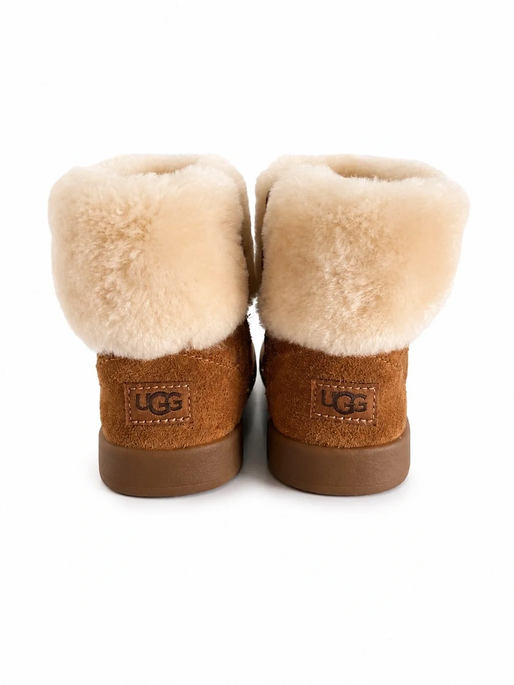 UGG Keelan II Chestnut Toddler Boots Size 4/5 EUC Sheepskin Lined